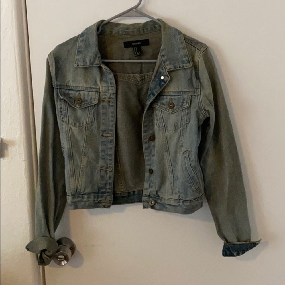 Cropped Jean Jacket